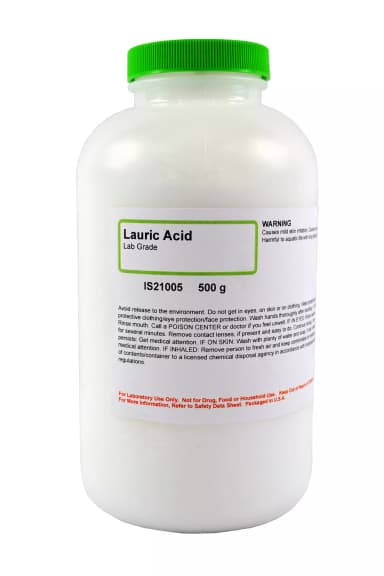LAURIC ACID LAB GRADE 500G LL0065-500G