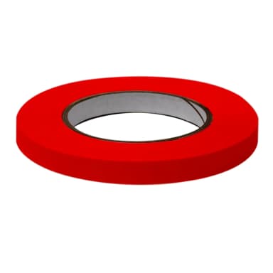 Labeling Tape, 1/2" x 60yd per Roll, 6 Rolls/Case, Red