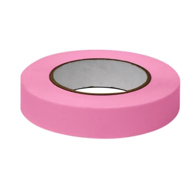 Labeling Tape, 1" x 60yd per Roll, 3 Rolls/Case, Rose