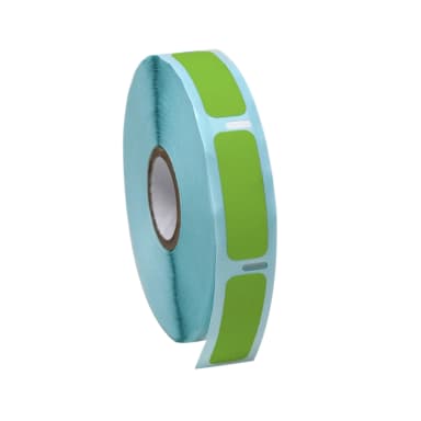 Label Roll, Cryo, Direct Thermal, 38x13mm, for Cryogenic Vials, Green