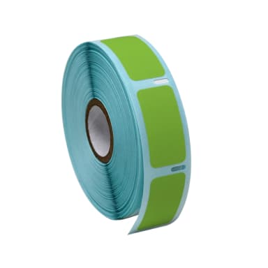 Label Roll, Cryo, Direct Thermal, 38x19mm, for Large Vials and Tubes, Green