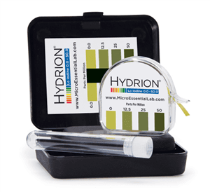 Hydrion Lo Iodine Test Kit, Carton10