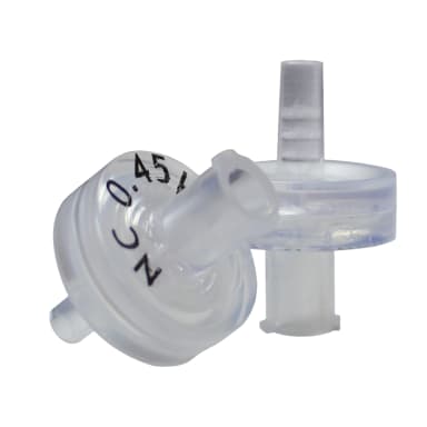 Nitrocellulose Mixed Ester (MCE) Syringe Filters, Abluo, 0.45 Micron, 13mm, 500/Pk
