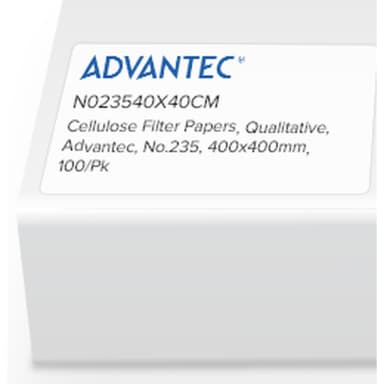Qualitative Filter Papers No.235, 400 x 400mm, 100/pk