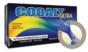 Cobalt PF Nitrile Exam Glove X-Small
