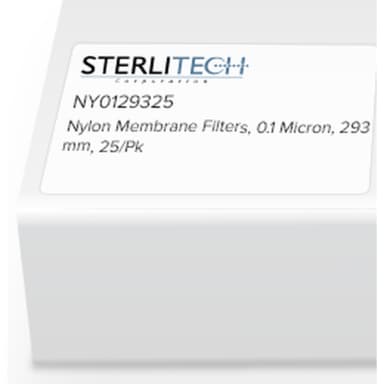 Nylon Membrane Filters, 0.1 Micron, 293mm, 25/Pk