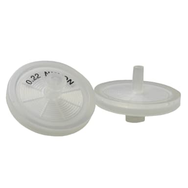 Nylon Syringe Filters, Abluo, 0.22 Micron, 25mm, 50/pk