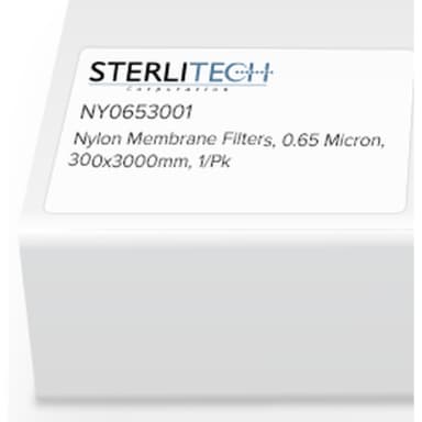 Nylon Membrane Filters, 0.65 Micron, 300 x 3000mm, 1/Pk