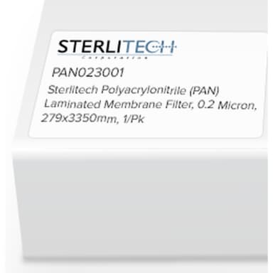 Polyacrylonitrile (PAN) Laminated Membrane Filter, 0.2 Micron, 762mm x 1182mm, 1/Pk
