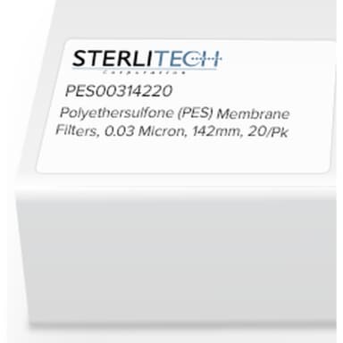 Polyethersulfone (PES) Membrane Filters, 0.03 Micron, 142mm, 20/Pk