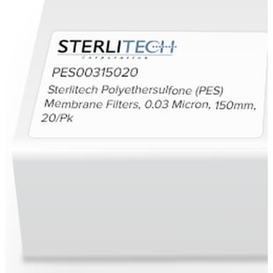 Polyethersulfone (PES) Membrane Filters, 0.03 Micron, 150mm, 20/Pk