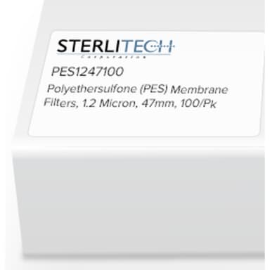 Polyethersulfone (PES) Membrane Filters, 1.2 Micron, 47mm, 100/Pk