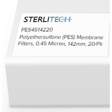 Polyethersulfone (PES) Membrane Filters, 0.45 Micron, 142mm, 20/Pk
