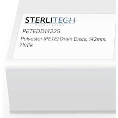Polyester (PETE) Drain Disc, 142mm, 25/Pk