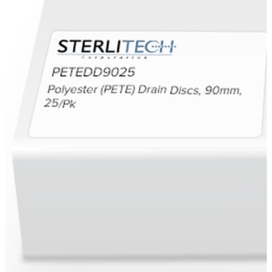 Polyester (PETE) Drain Disc, 90mm, 25/Pk