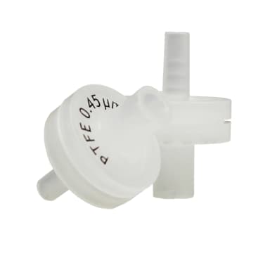 PTFE Syringe Filters, Hydrophobic, Abluo, 0.45 Micron, 13mm, 50/Pk
