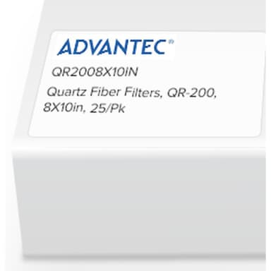 Quartz Fiber Filters, QR-200, 8X10in, 50/Pk