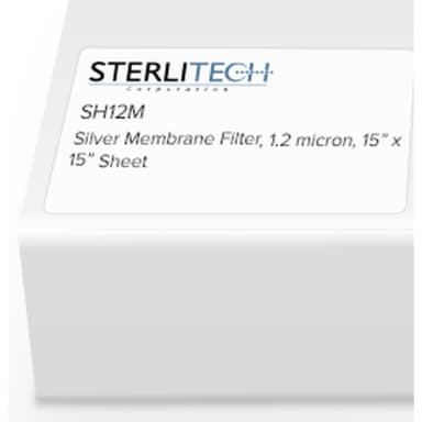 Silver Membrane 1.2 Micron Sheet (15"x15")
