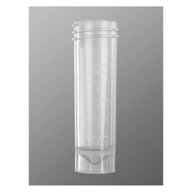 Axygen 5mL Self Standing Screw Cap Transport Tube, Clear, Non-Sterile, 500 Tubes/Pack, 4 Packs/Case.