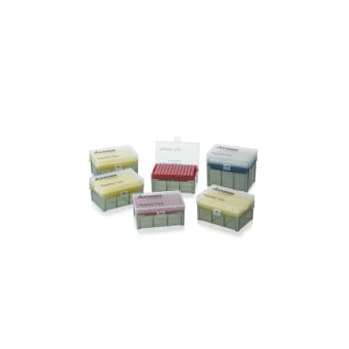 Axygen 100µL Universal Fit Filter Tips, Clear, Bulk Pack, 1000 Tips/Pack, 10 Packs/Case.