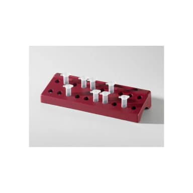 Microtube Support Rack 20x1.5µm Red PP (210x75x35mm)