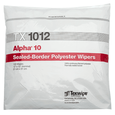 Vectra® Alpha® Dry Cleanroom Wipers, Non-Sterile