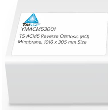 TriSep Flat Sheet Membrane, ACM5, PA, RO, 1016 x 305mm, 1/Pk