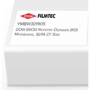 Dow Filmtec Flat Sheet Membrane, BW30, PA-TFC, RO, Sepa, 5/Pk