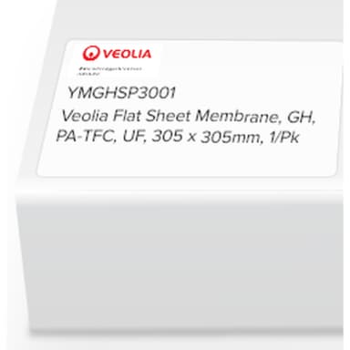 SUEZ (GE) Flat Sheet Membrane, GH, PA-TFC, UF, 305 x 305mm, 1/Pk