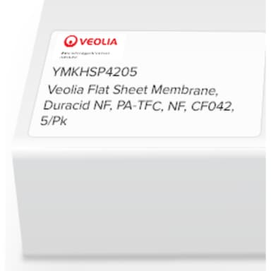SUEZ (GE) Flat Sheet Membrane, Duracid NF, PA-TFC, NF, CF042, 5/Pk