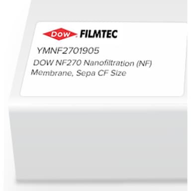 Dow Filmtec Flat Sheet Membrane, NF270, PA-TFC, NF, Sepa, 5/Pk
