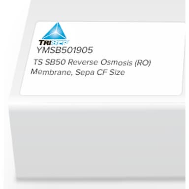 TriSep Flat Sheet Membrane, SB50, CA Blend, RO, Sepa, 5/Pk