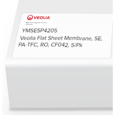 SUEZ (GE) Flat Sheet Membrane, SE, PA-TFC, RO, CF042, 5/Pk
