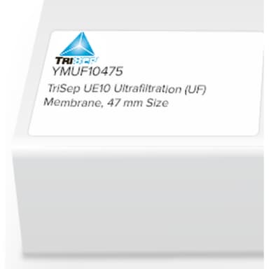 TriSep Flat Sheet Membrane, UF10, PES, UF, 47mm, 5/Pk