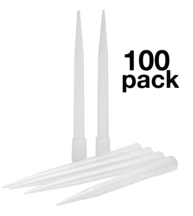 100PK Micropipette Tips, 5000µl Capacity - Non-Sterile, Autoclavable