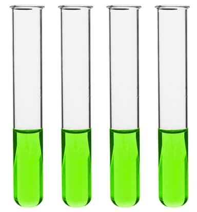 Test Tubes, 30ml - Borosilicate 3.3 Glass - 1.2mm Thick Walls, Beaded Rim - Superior Heat & Chemical Durability - 5.9" Tall, 0.8" Diameter, 32PK