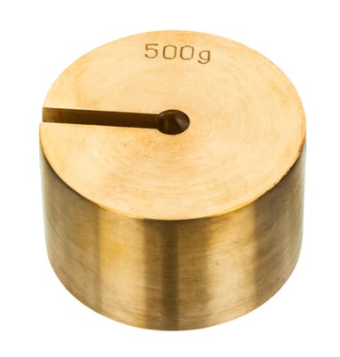 Brass 500 gram Slotted weight ( Spare / replacement )