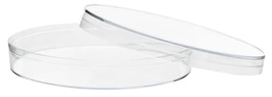 Petri Dish, 90mm, Pack of 25 - Disposable - Transparent Polystyrene - Triple Vented - Sterile - Non-toxic