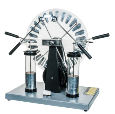 Premium Wimshurst Generator- 15.75" Tall, up to 75,000 Volts, Includes 2 Leyden Jars