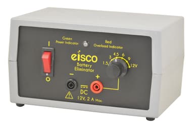 Battery Eliminator Power Supply, Selectible DC Voltage [1.5, 3, 4.5, 6, 9, 12] at 2 Amps