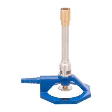 Tirrill Burner, LPG - Air, Flame & Gas Control - Suitable for use with LPG / Butane Gas, High Temperature Flame - Highly Stable Octagonal Base