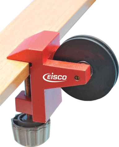 Pulley on Clamp - Metal 25mm Mouth