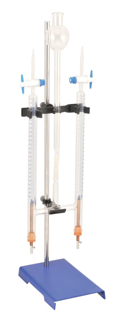 Hoffman Electrolysis Apparatus, with PTFE Stopcock