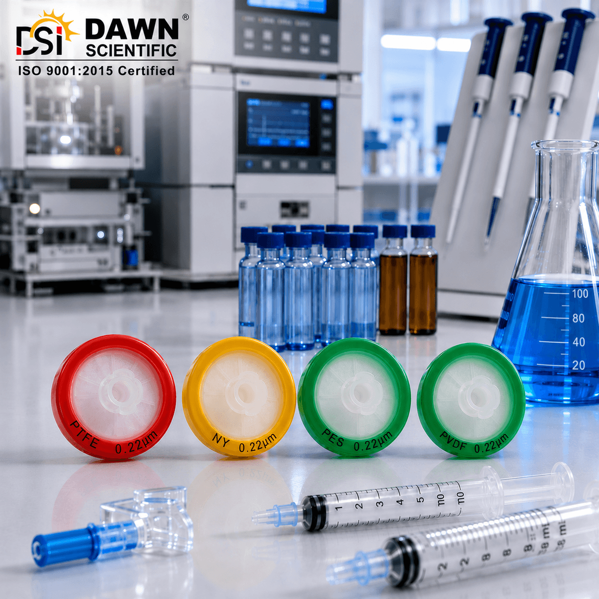 Advanced Syringe Filters for Laboratory Filtration and Sample Preparation